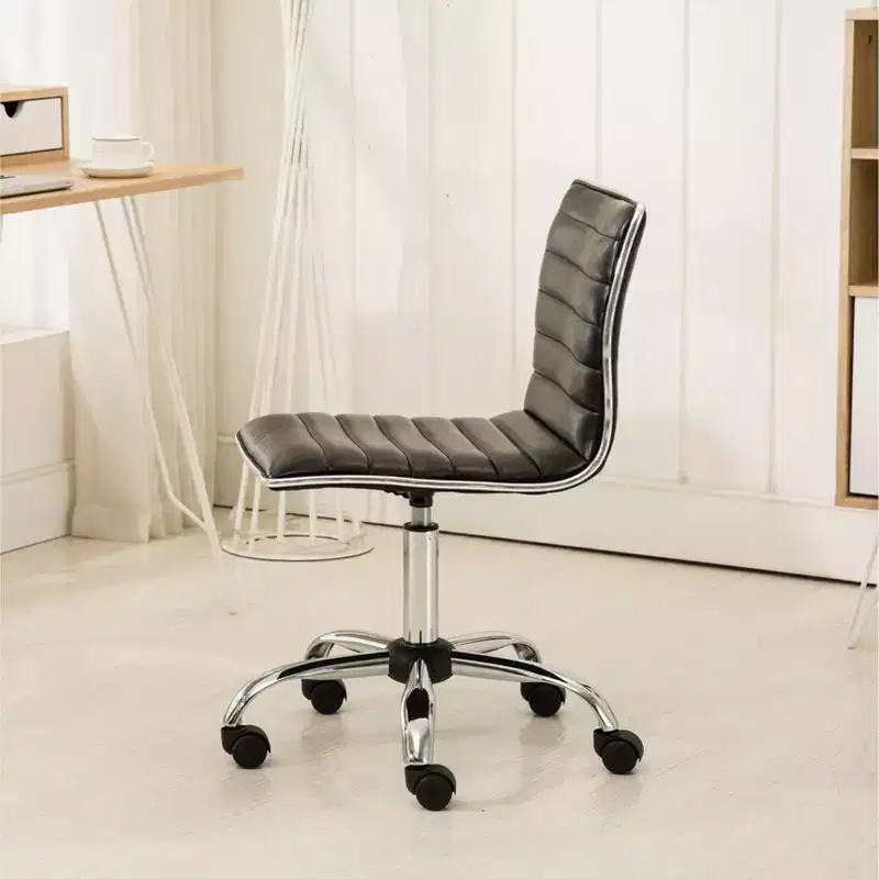 Fremo Chromel Adjustable Air Lift Office Chair in Black