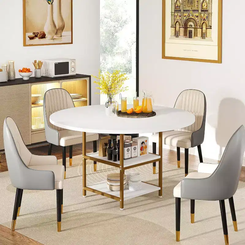 Lantine 78.7 Inches Long Dining Table for 6-8 Person, Large Industrial Rectangle Wood Dinner Table with Heavy Duty Metal Legs (Only Table) (Black)
