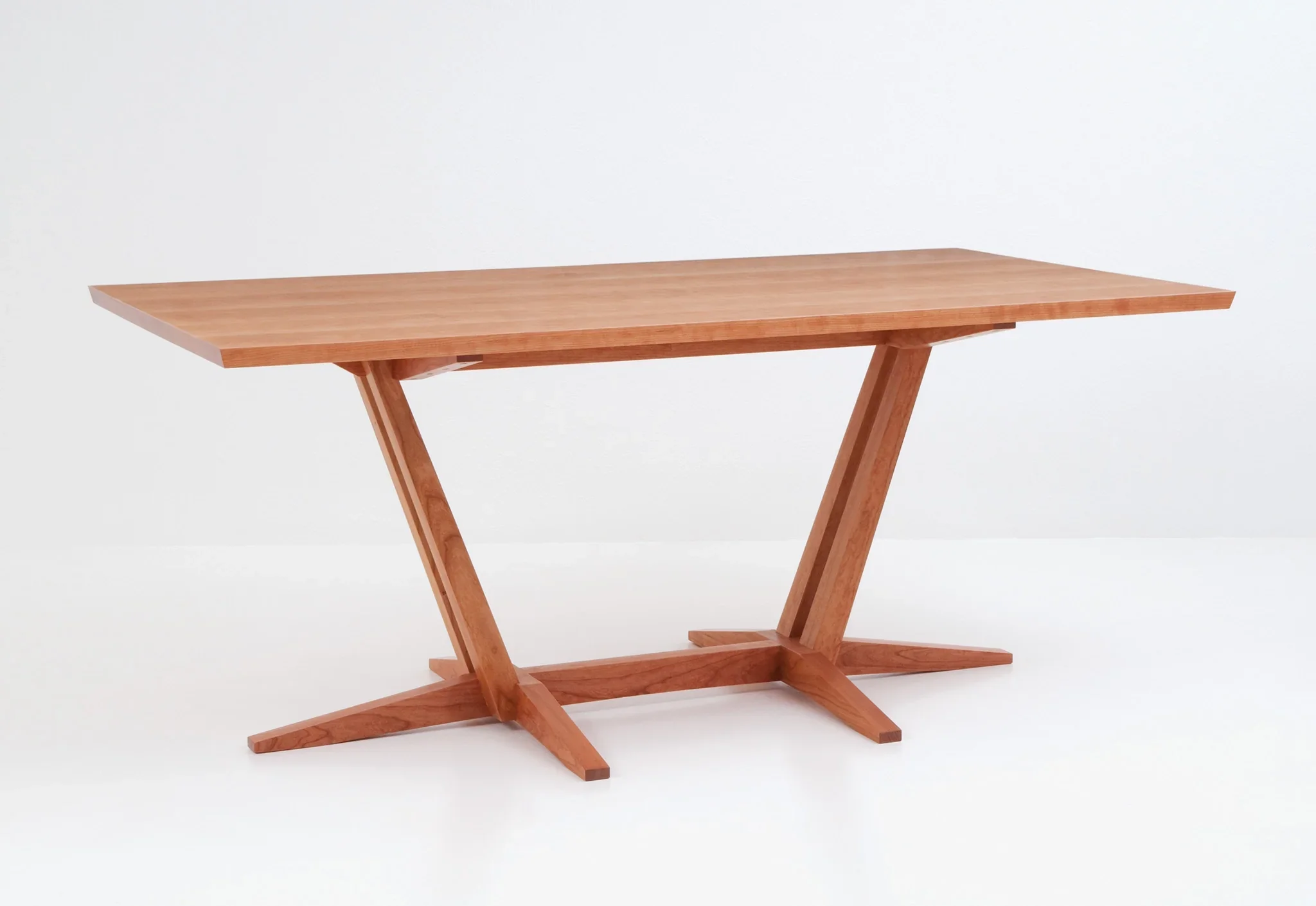 Trestle Table - Playing with opposites like light and shadow, space and substance, the brings all to rest in one