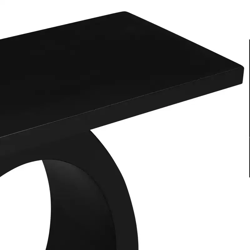 Whisen Modern Console Table & Entryway Table, Sturdy Sofa Table with Egg-Shaped Base