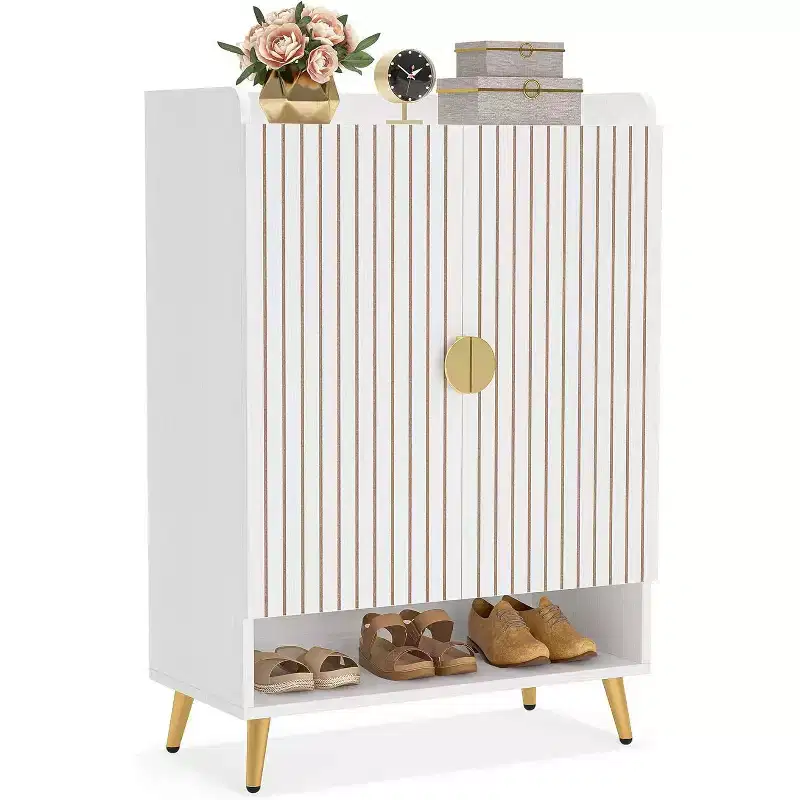Tribesigns 7-Tier Wooden Shoe Cabinet