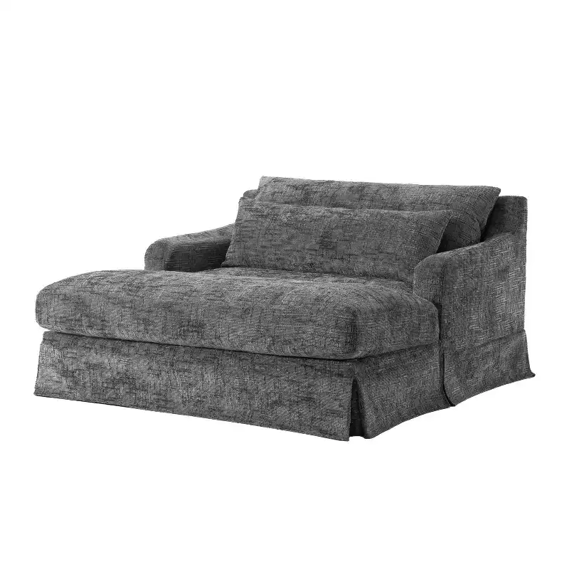 Polibi Extra-Deep Chenille Sofa Bed Chair