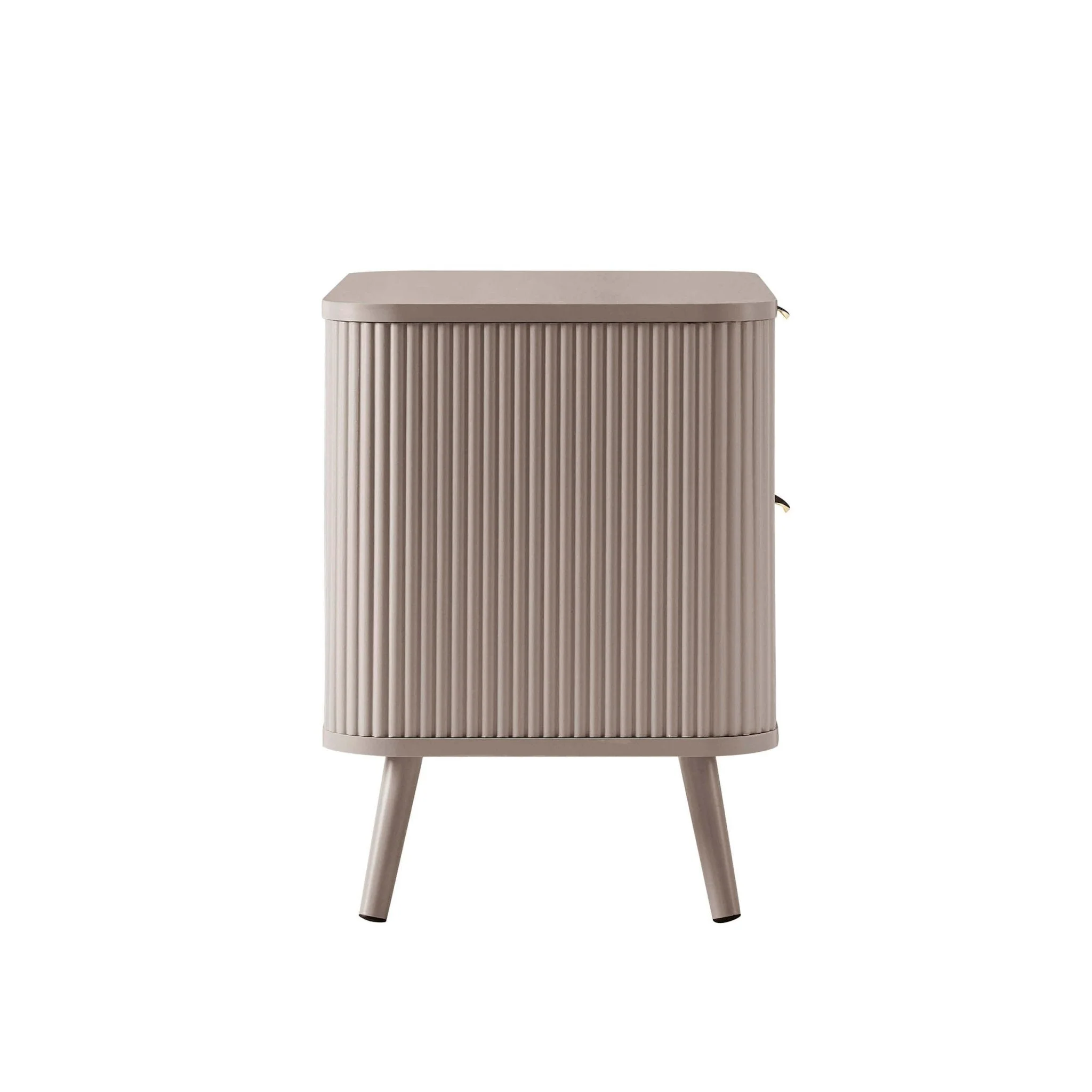 2 Drawer Bedside Table - Taupe