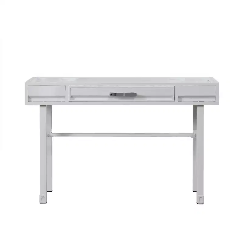 47 White Iron Vanity Table