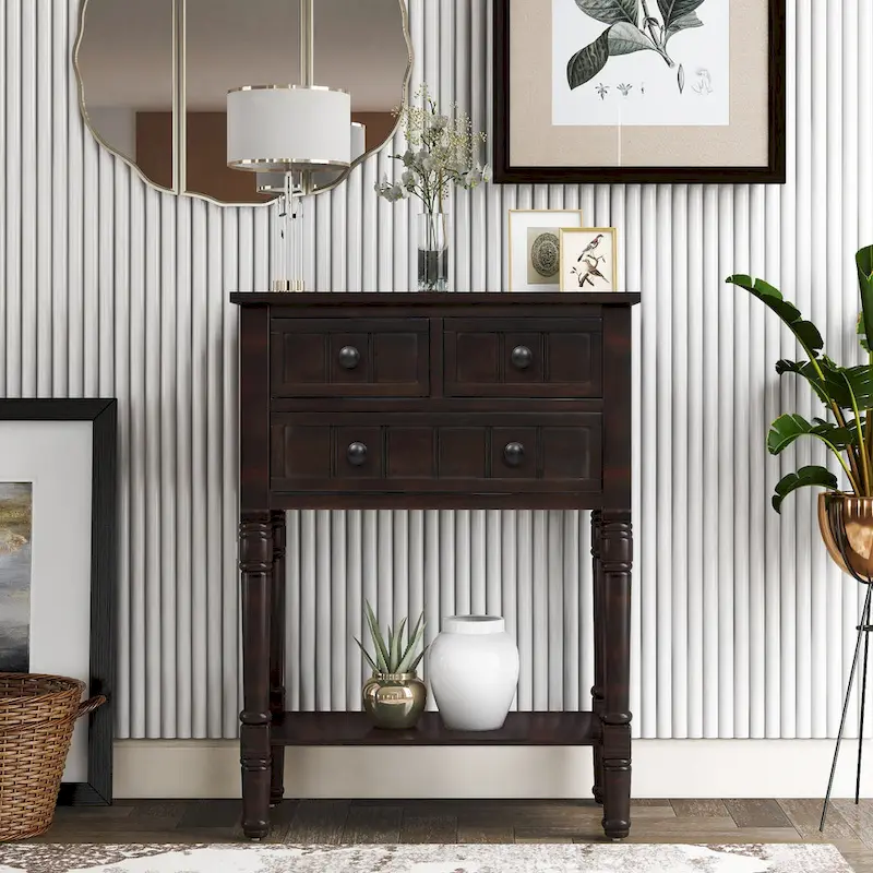 Narrow Console Table Slim Sofa Table