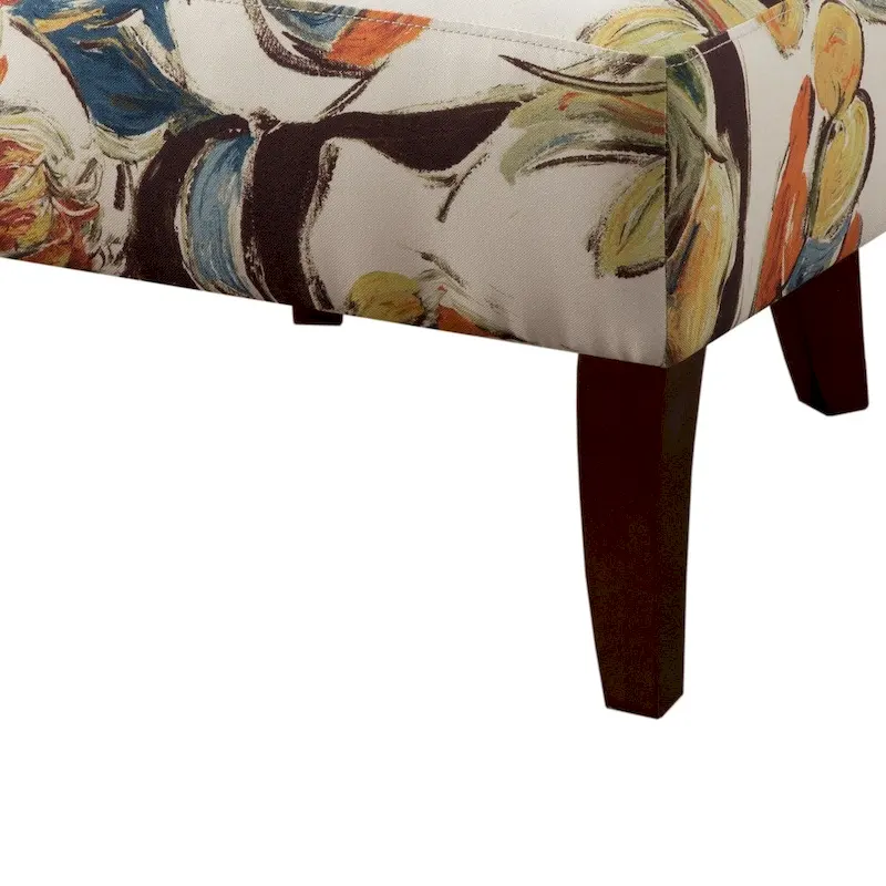 Madison Park Bree Hourglass Tufted Armless Chair