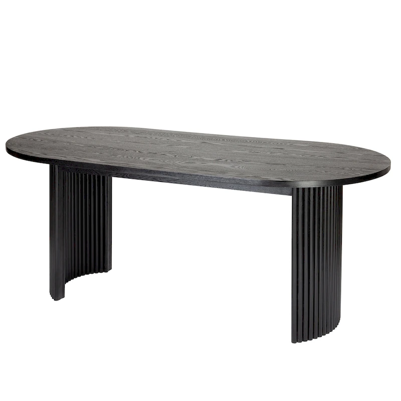 Solid Wood Oval Dining Table