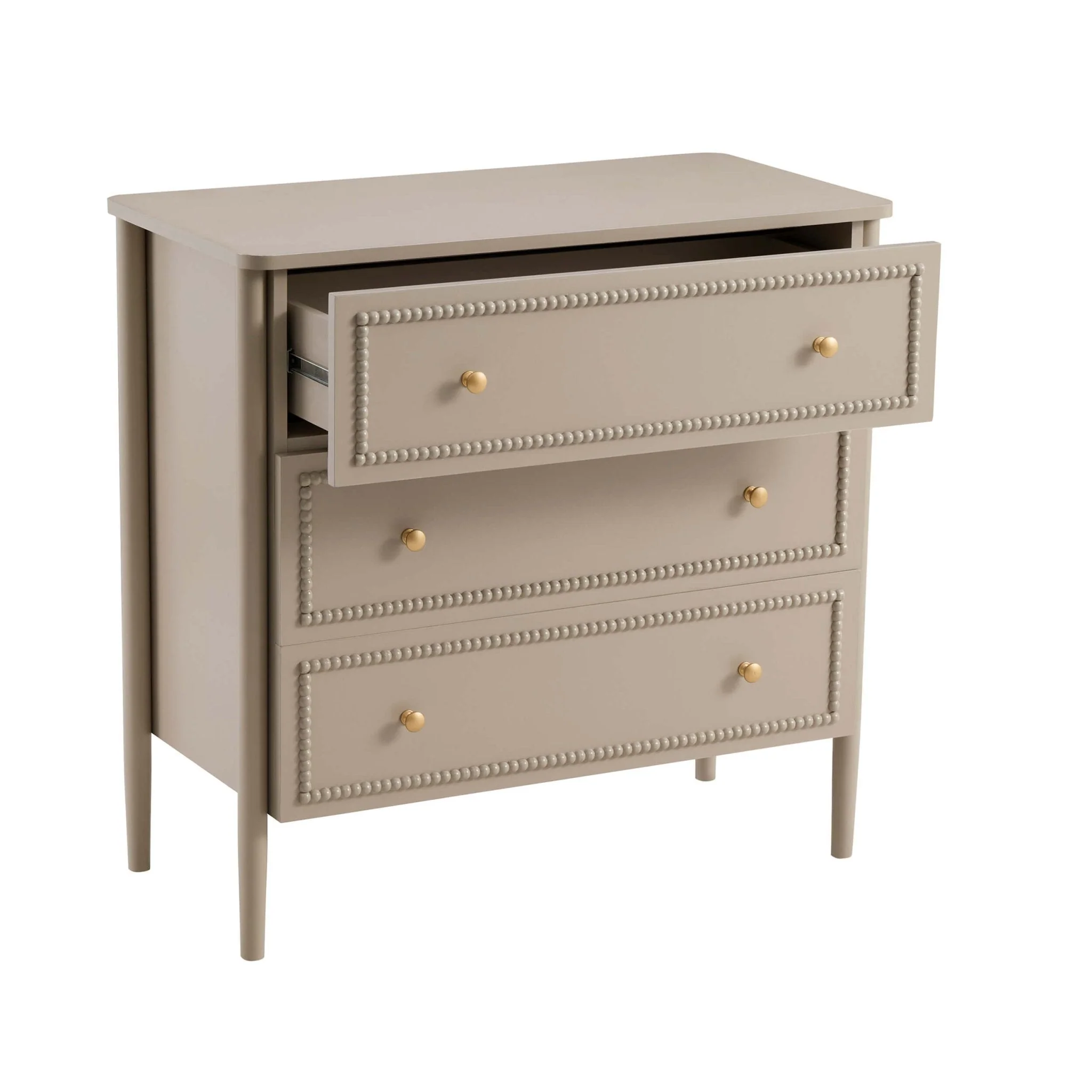 3 Drawer Chest - Taupe