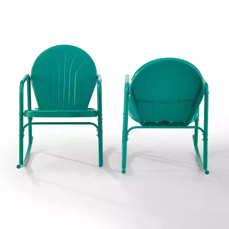 Griffith Set of 2 Metal Rocking Chairs - Crosley