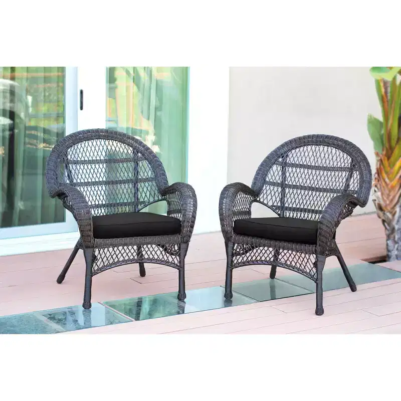 HomeStock Medieval Majesty Chair With Cushion - Set Of 2