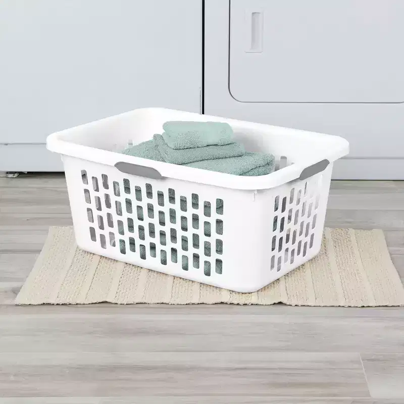 Sterilite Laundry Basket, Plastic Hamper with Handles