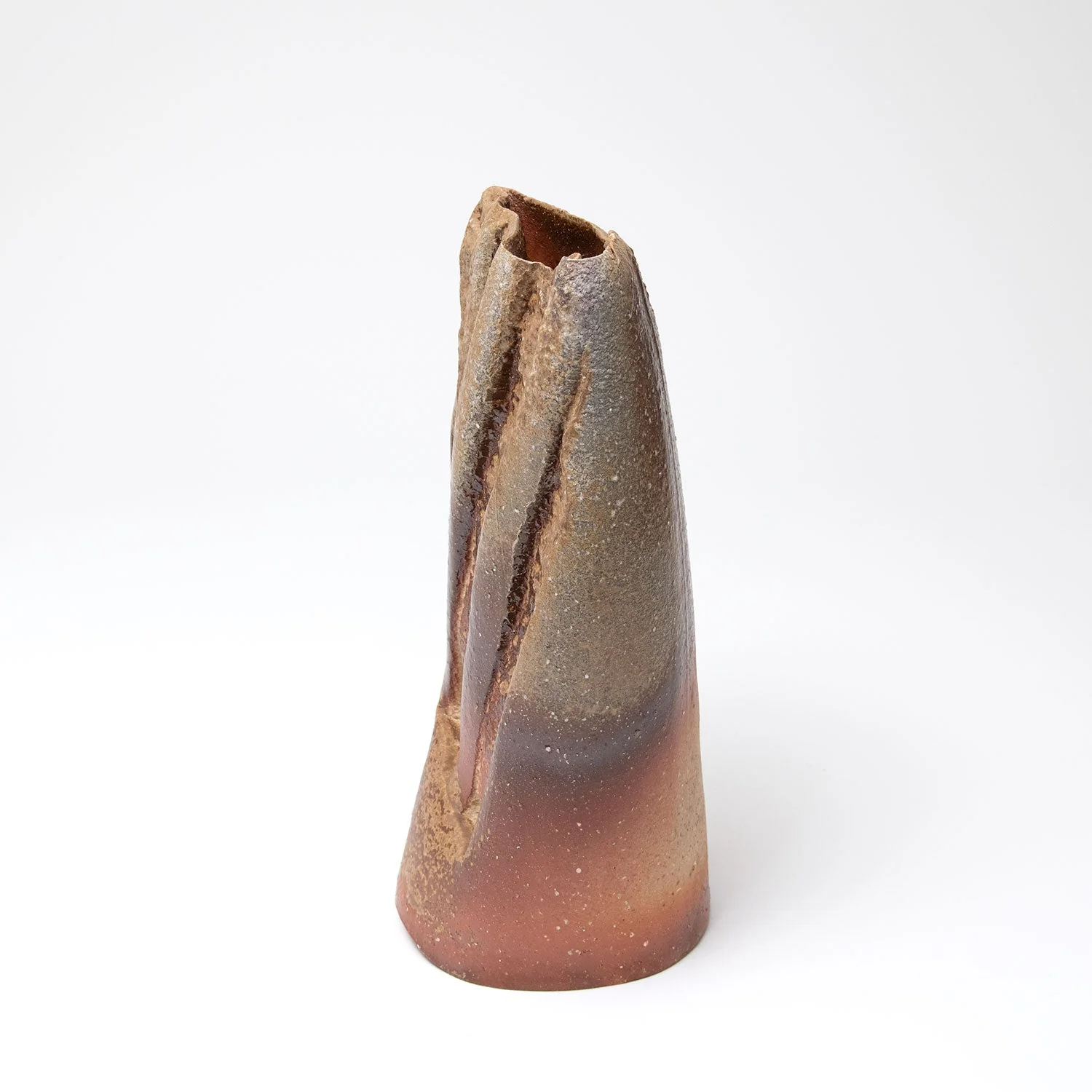 Natural Ash Damon Vase – Round