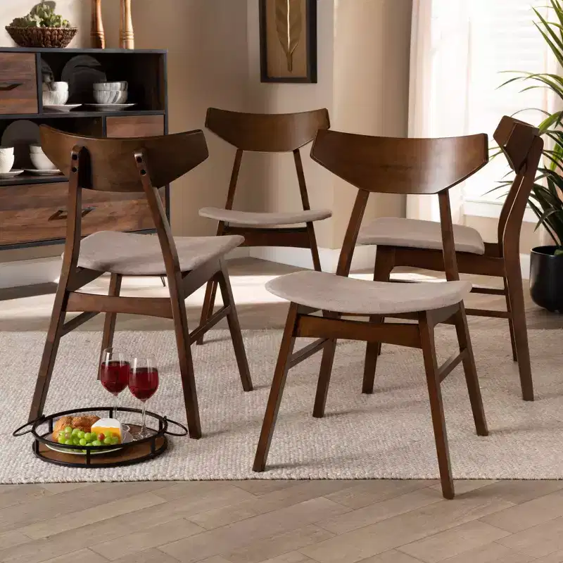 Set of 4 Danica Dining Chair - Baxton Studio
