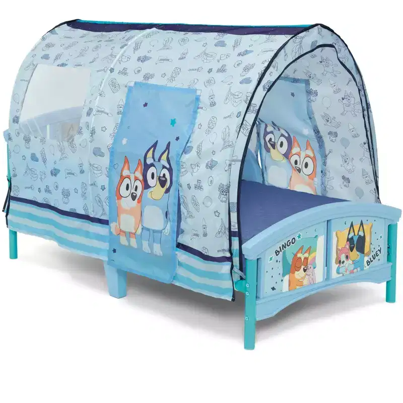 Toddler Tent Bed with Guardrails