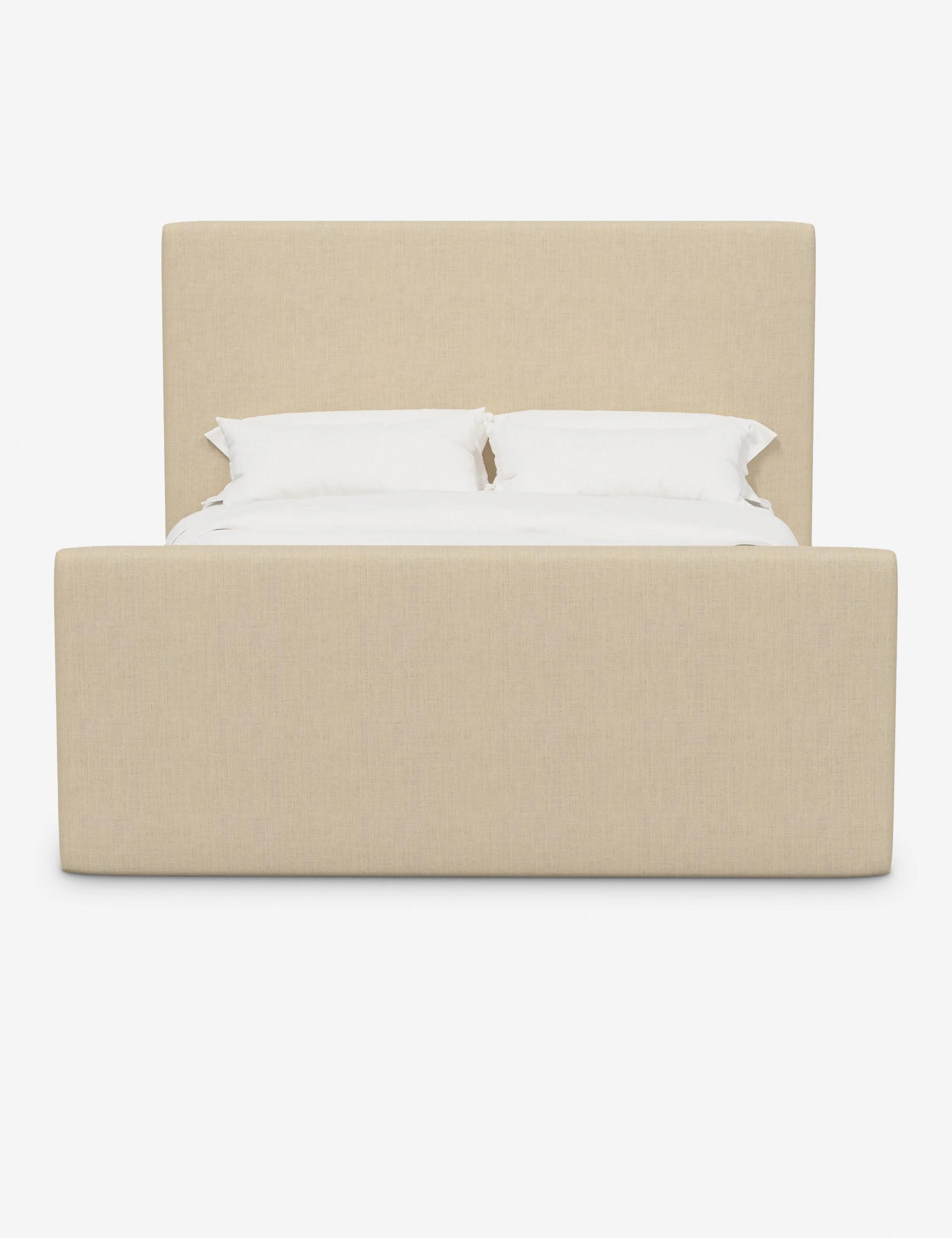 Bed The bed brings a clean-lined elegance to your bedroom edit. The headboard and footboard echo each other with a linear profile softened