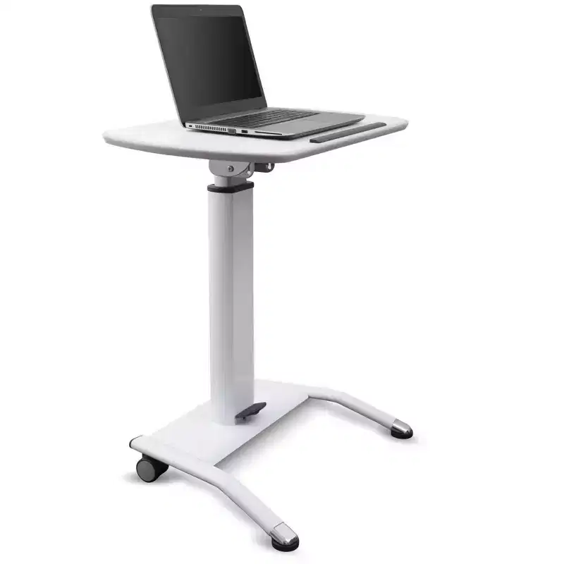 Pneumatic Adjustable Height Tilting Laptop Lectern Podium 25.5