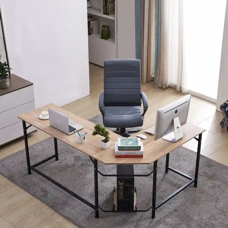 L-Shaped Corner Gaming Desk, MDF 7121