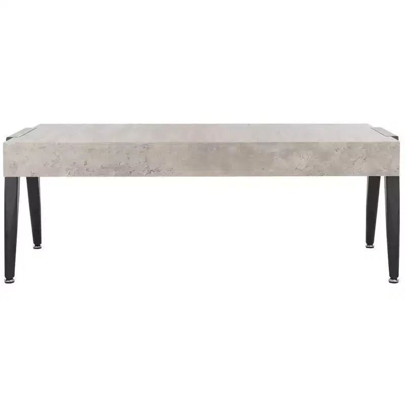 Cameron Coffee Table - Light Grey/Black - Safavieh