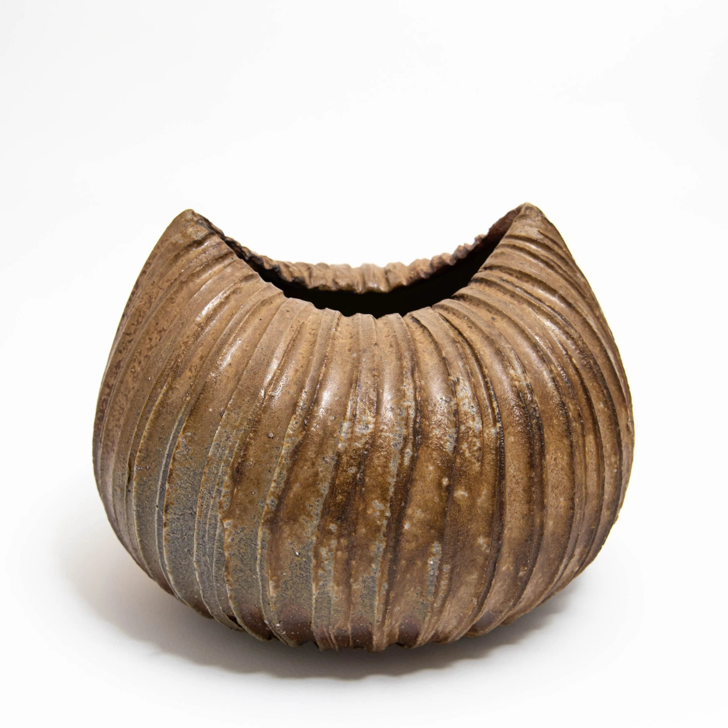 Natural Ash Ridge Jar – Ceramic