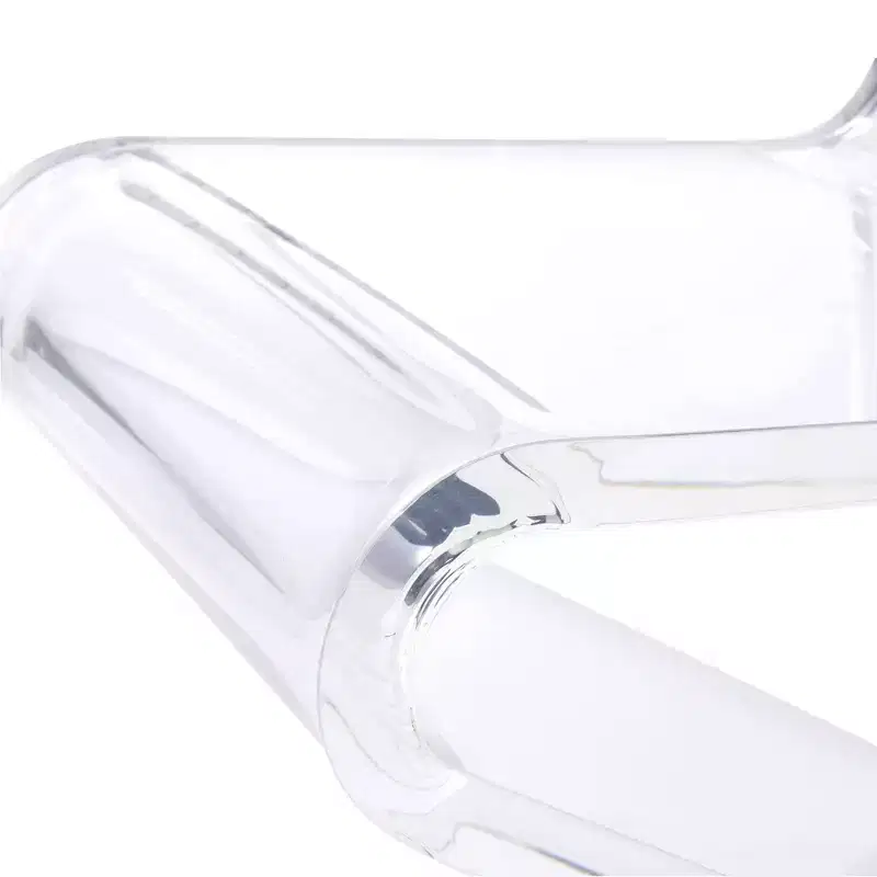 Peek Acrylic Z Chair Clear - Picket House Furnishings: Modern Plexiglass Armless Chair, No Cushion