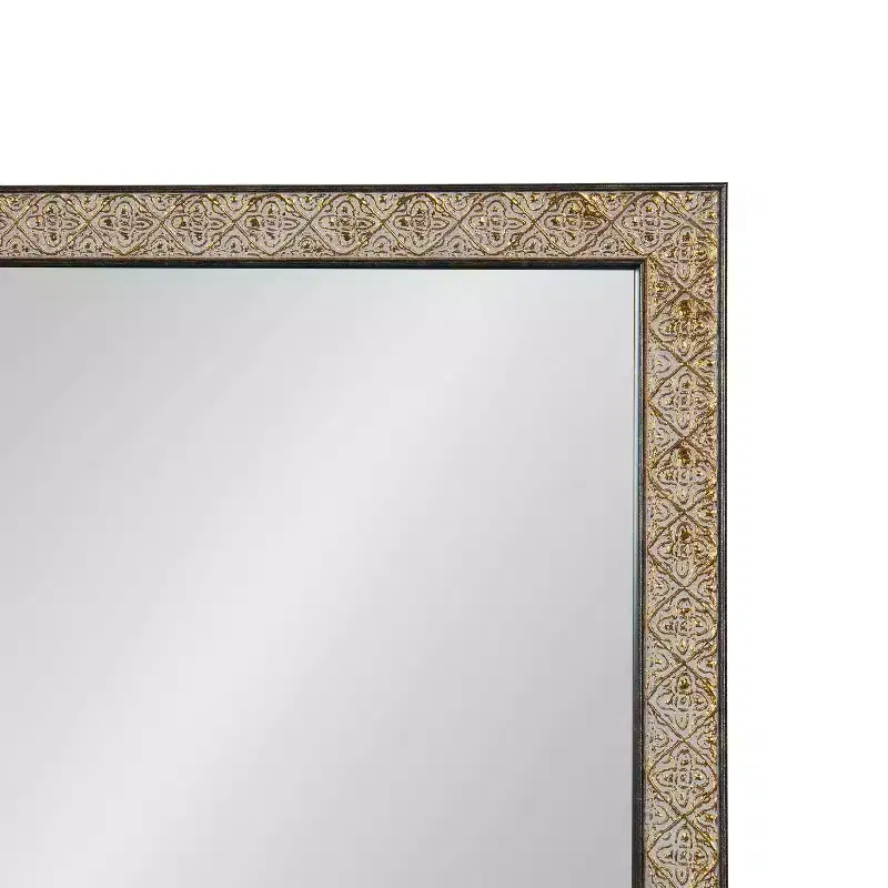 Soniva Rectangle Wall Mirror Gold - Kate & Laurel All Things Decor