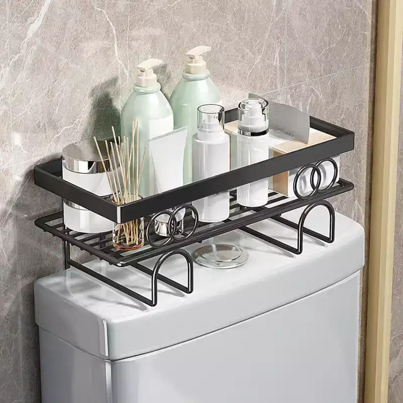 GustoWave Wall-Mounted Bathroom Toilet Shelf for Over Toilet