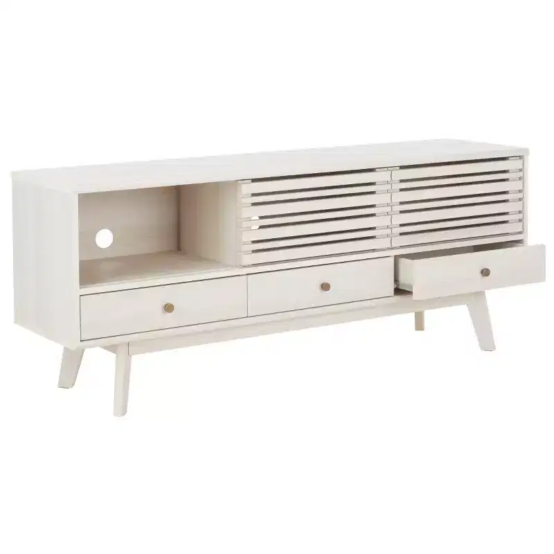 Alatar 3 Drawer 1 Shelf Media Stand - MED9613 - Safavieh