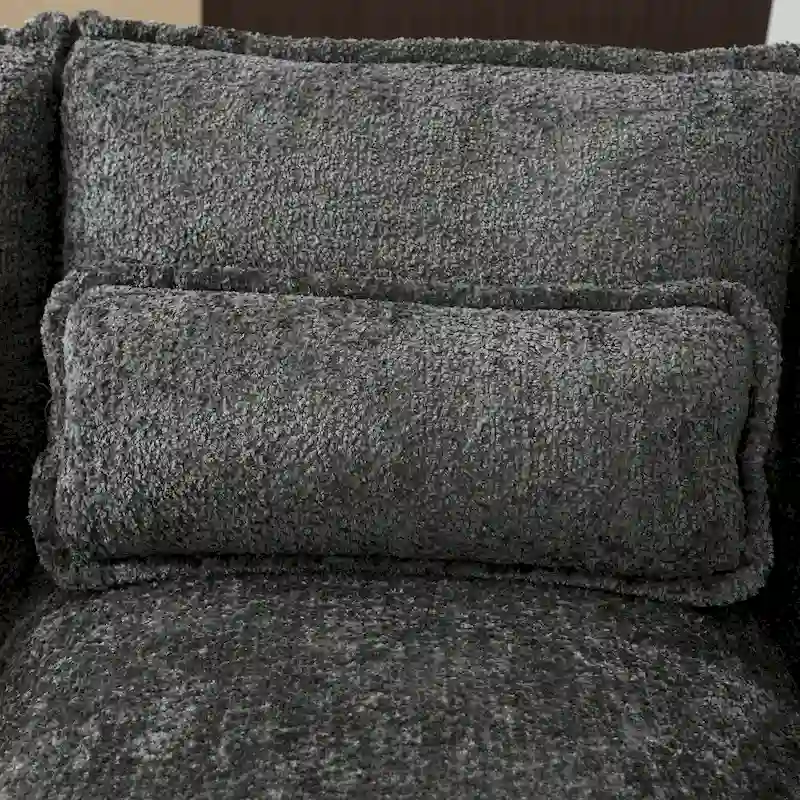 Gray Modern Large Modular U-Shape Sectional Sofa with Removable Cushions and Throw Pillows