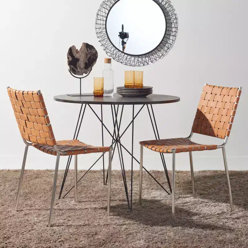 Wesson Woven Dining Chair (Set of 2) - DCH3005 - Safavieh