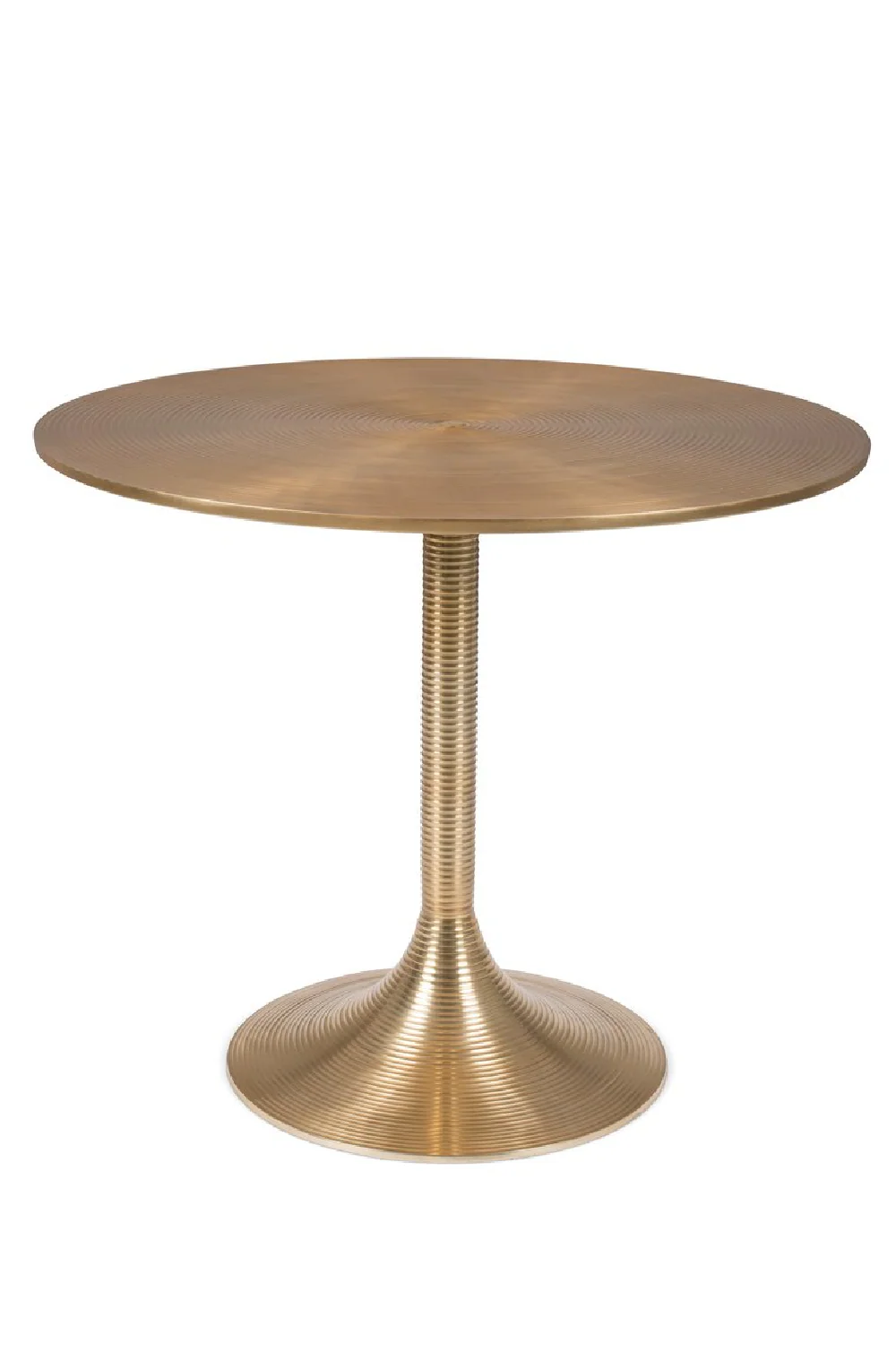Gold Round Dining Table