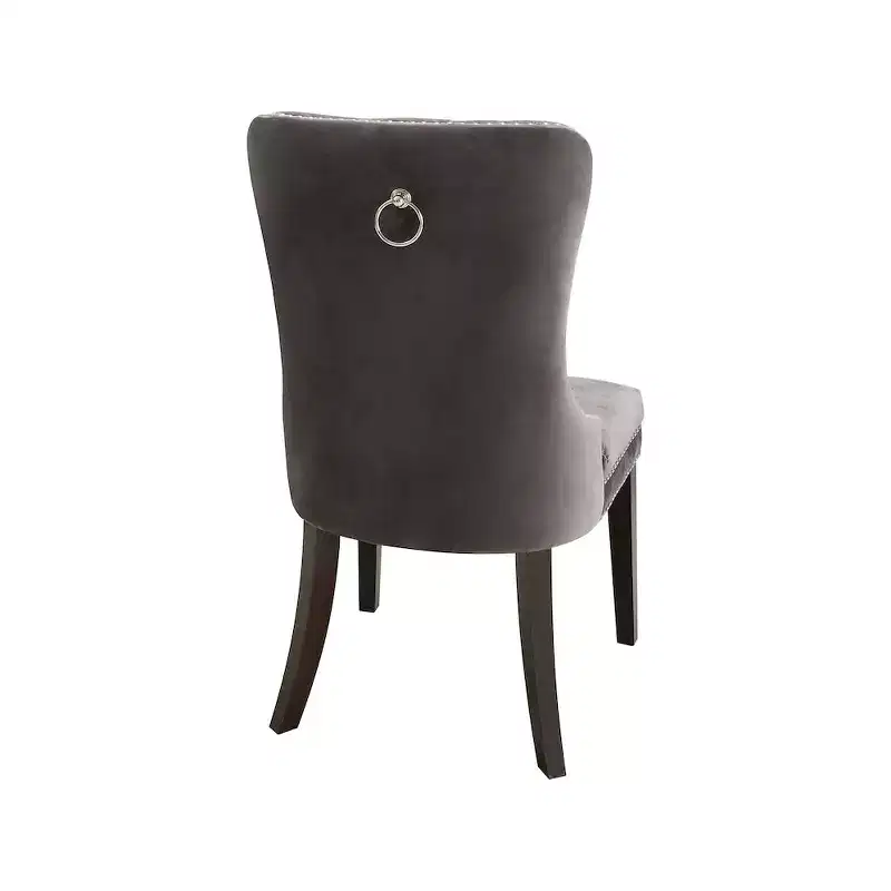 Meridian Furniture,Nikki Velvet Dining Chair, Set of 2