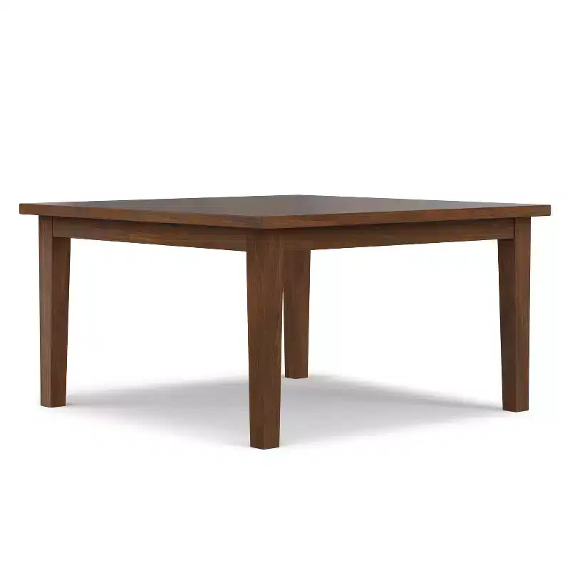 Colburn 54 x 54 inch Square Contemporary Dining Table in Walnut