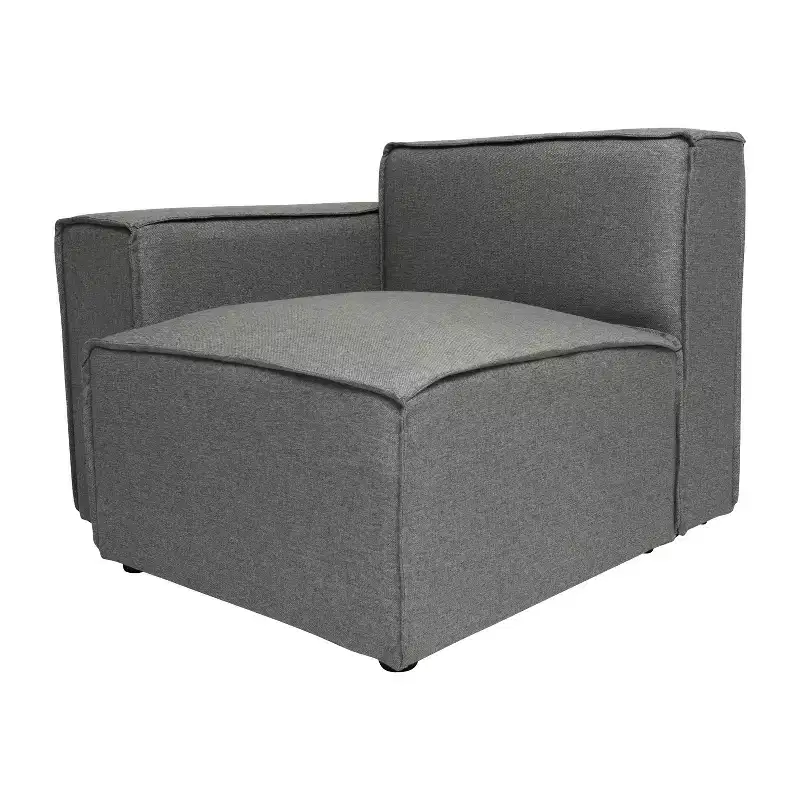 Flash Furniture Bridgetown Luxury Modular Sectional Sofa, Left Side with Arm Rest