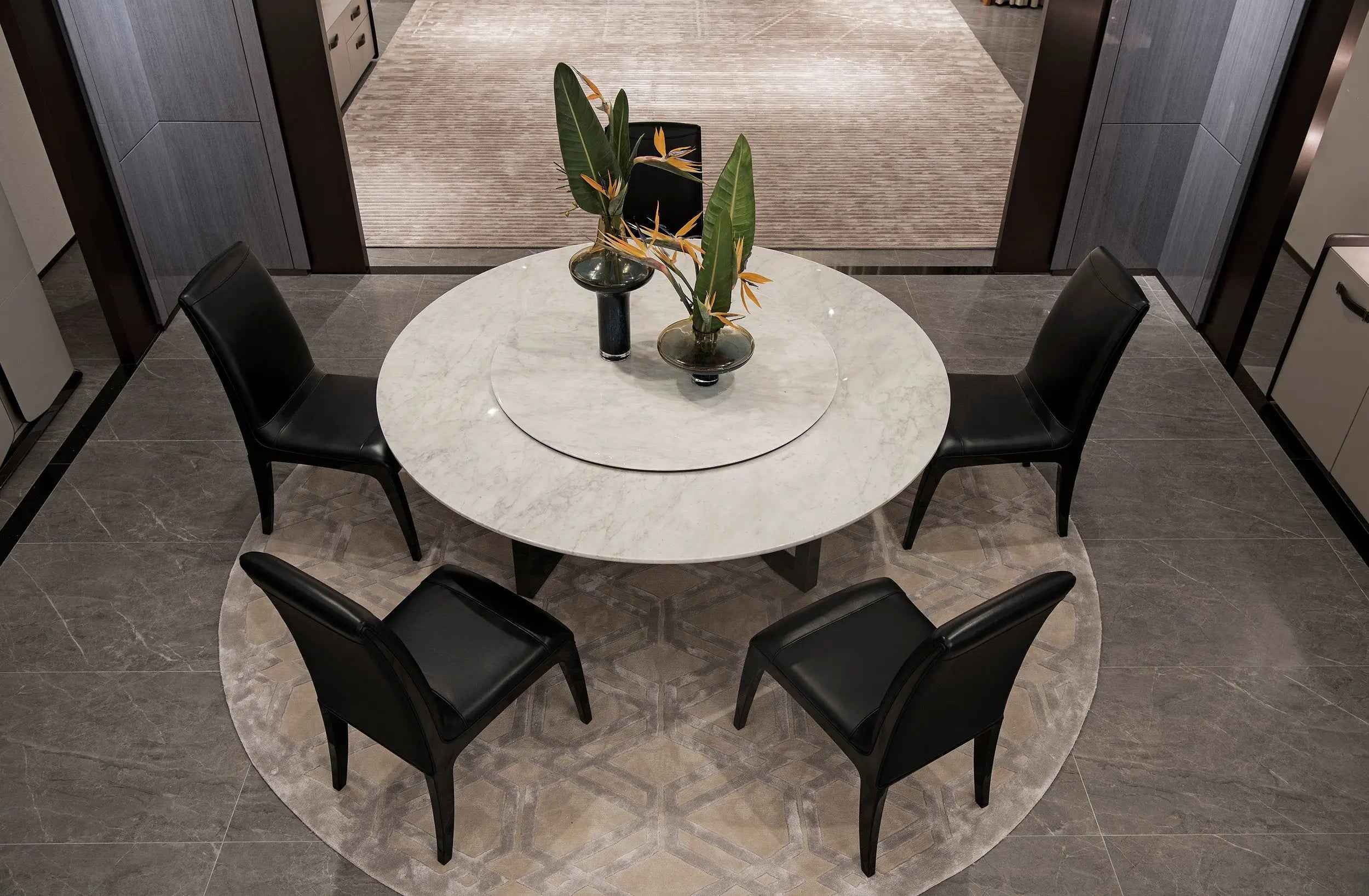 Modern Round Dining Table for Dining Room