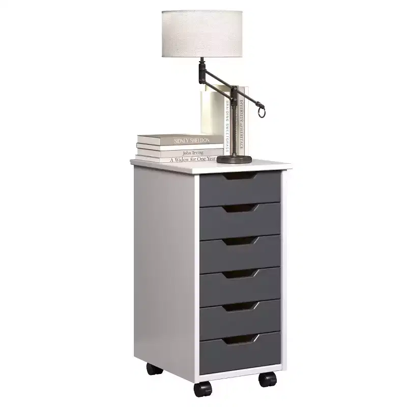 Trendfurn Omnia Narrow 6 Drawer Roll Cart