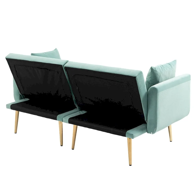Modular Accent Sofa with Metal Feet - 30.31 x 30.71 x 65.36