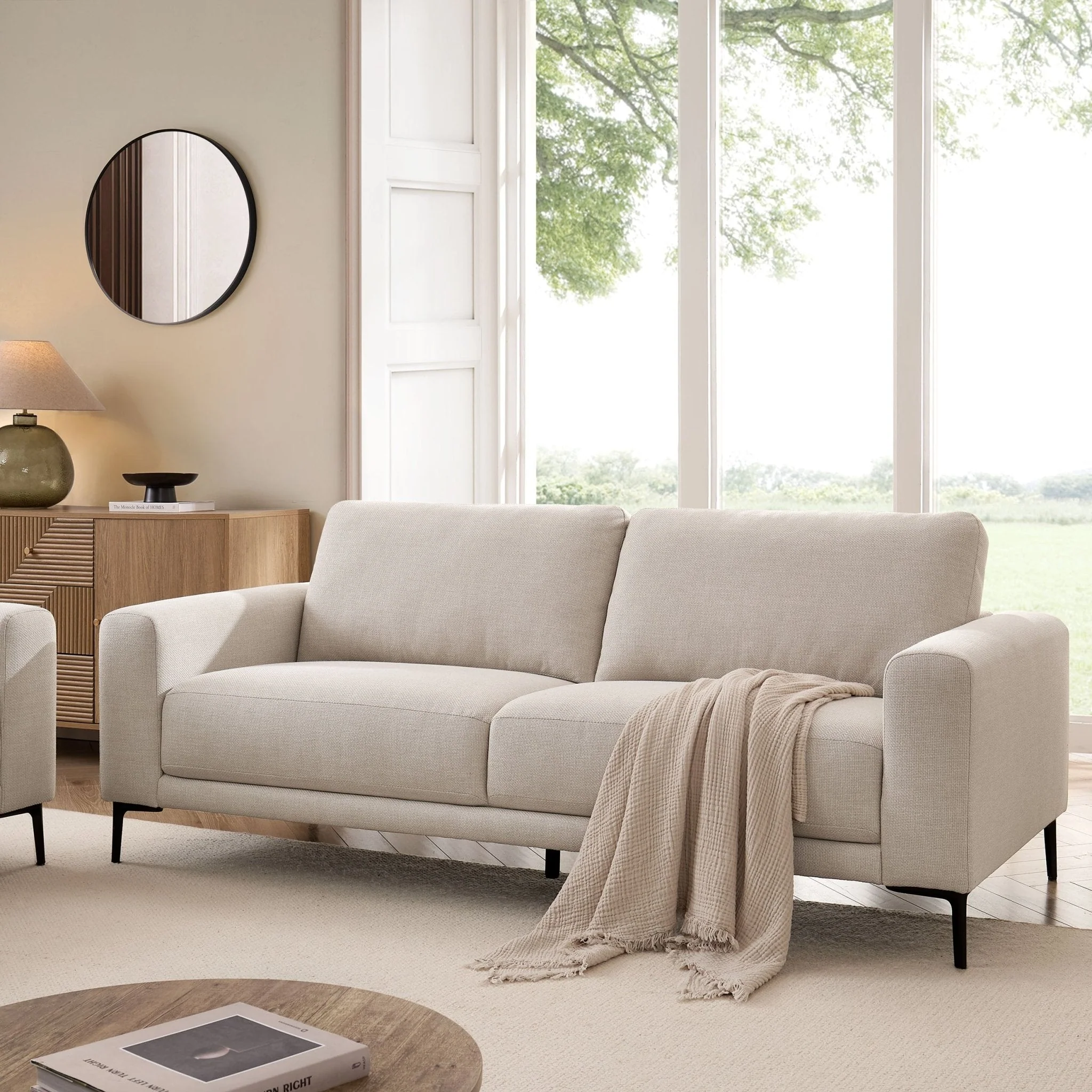 3 Seater Sofa - Beige
