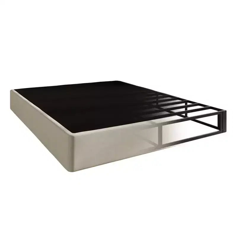 Gray & Beige Metal Box Spring – 8