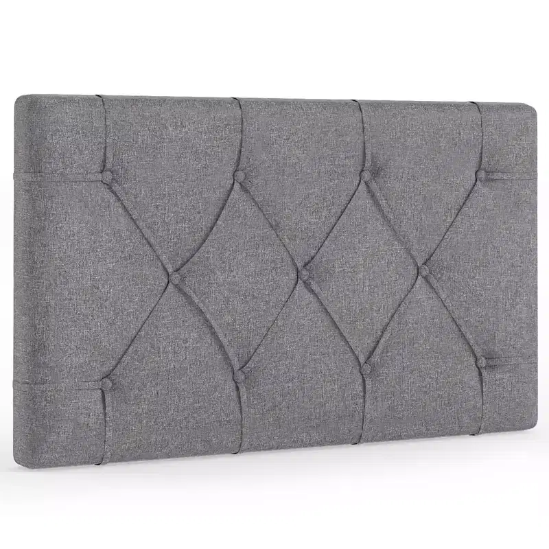 Upholstered Headboard for Twin Size Bed w/ Fabric Upholstery Adjustable Height