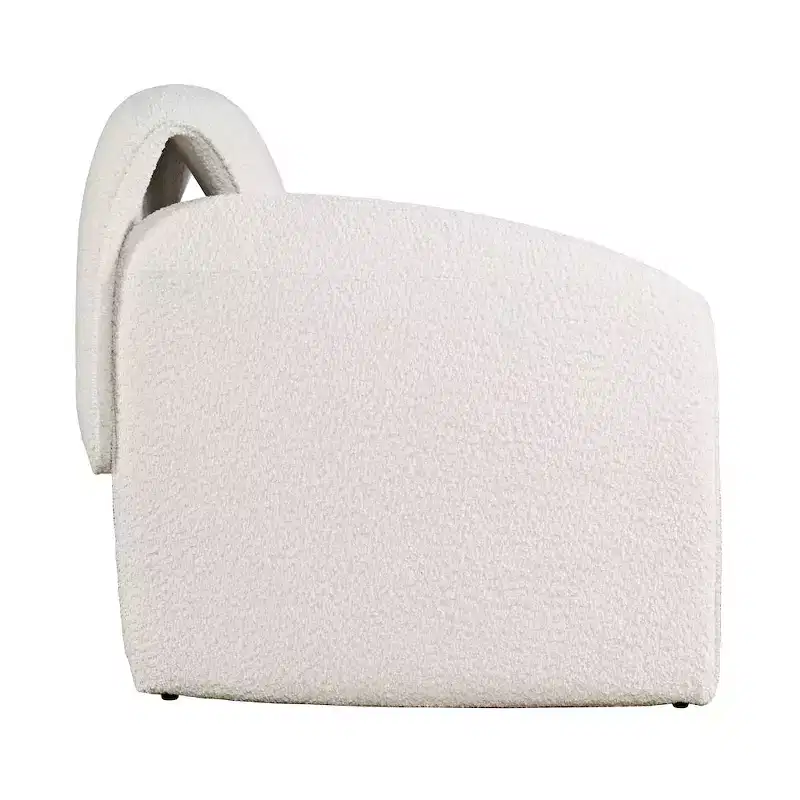 Jofran,Dolce Mid-Century Modern Bent Angle Upholstered Accent Chair
