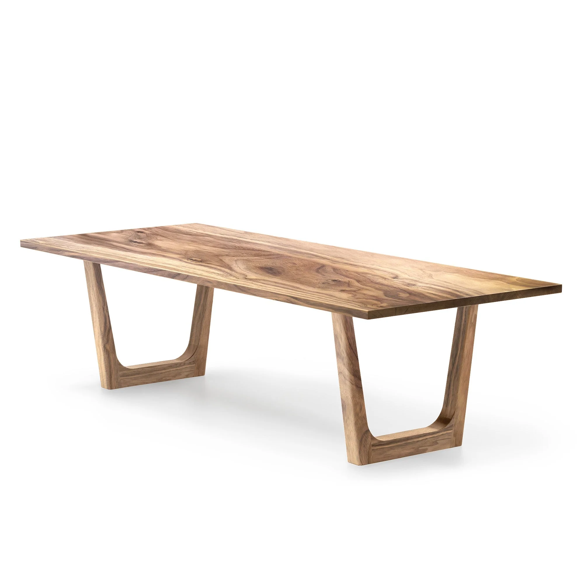 Walnut Dining Table - Handcrafted from solid wood - this exquisite natural walnut dining table is a stunning addition to any