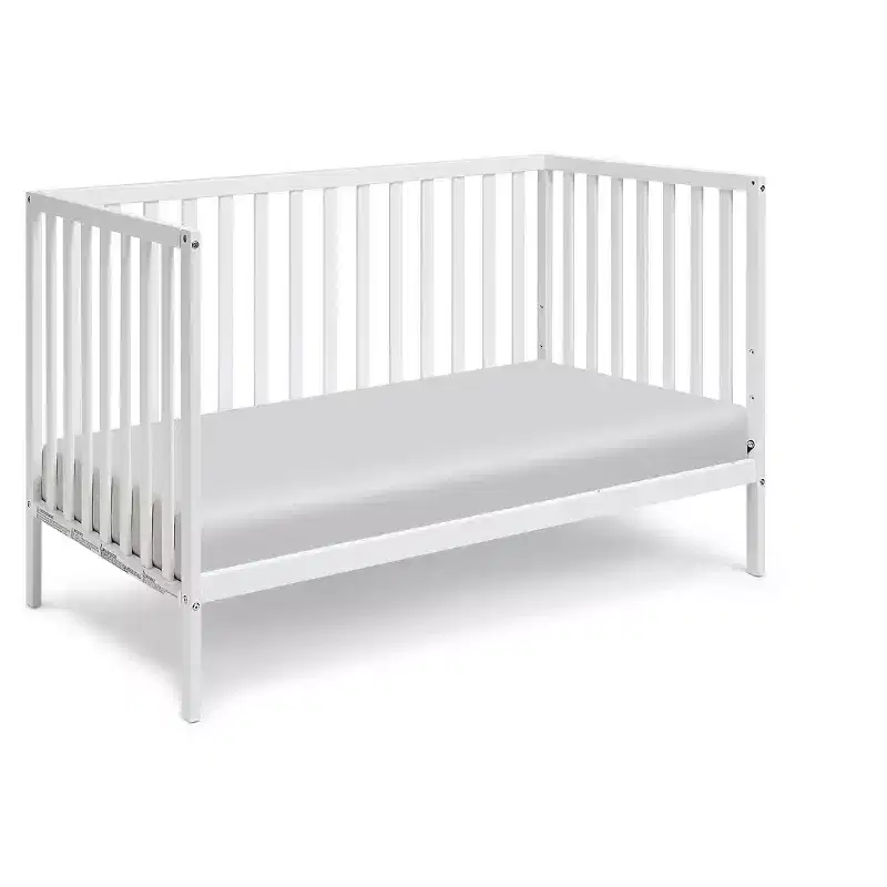 GDFStudio Little 3-in-1 Convertible Solid Wood Bedside Crib Only