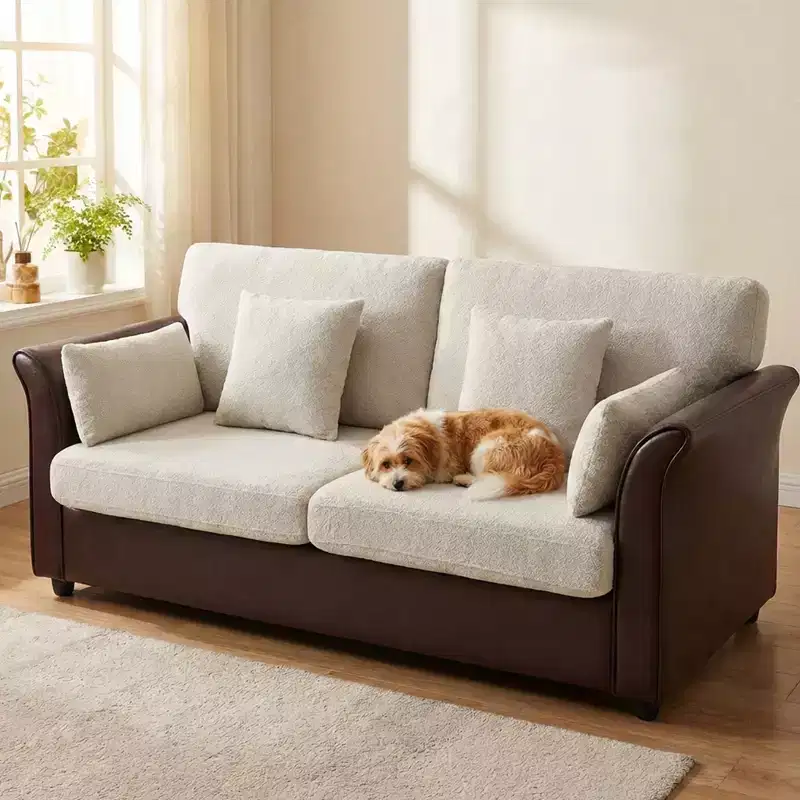 Dyonery 78 Cozy 2-Seater Detachable Sofa with Ergonomic Design,Gray