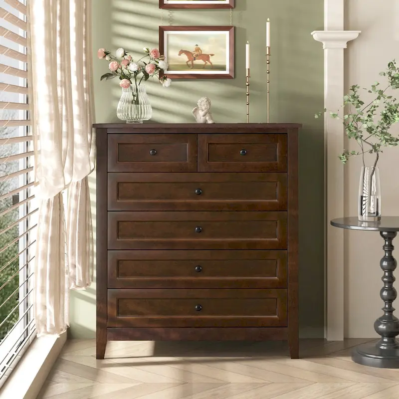 Solid Wood spray-painted drawer dresser bar,buffet tableware cabinet lockers buffet server console table lockers