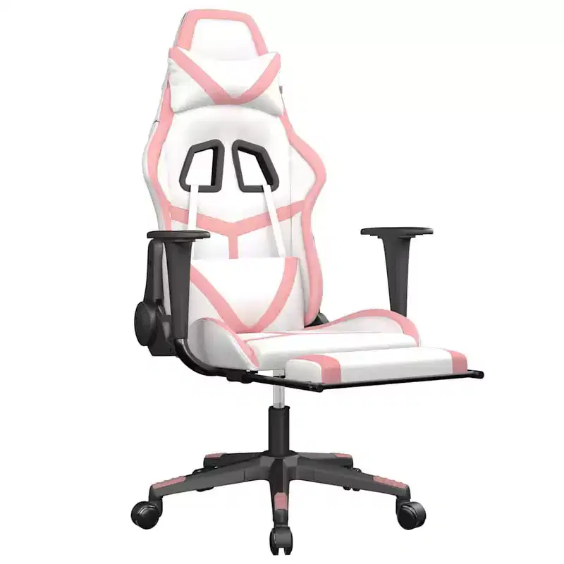 vidaXL Gaming Chair Black and Red
