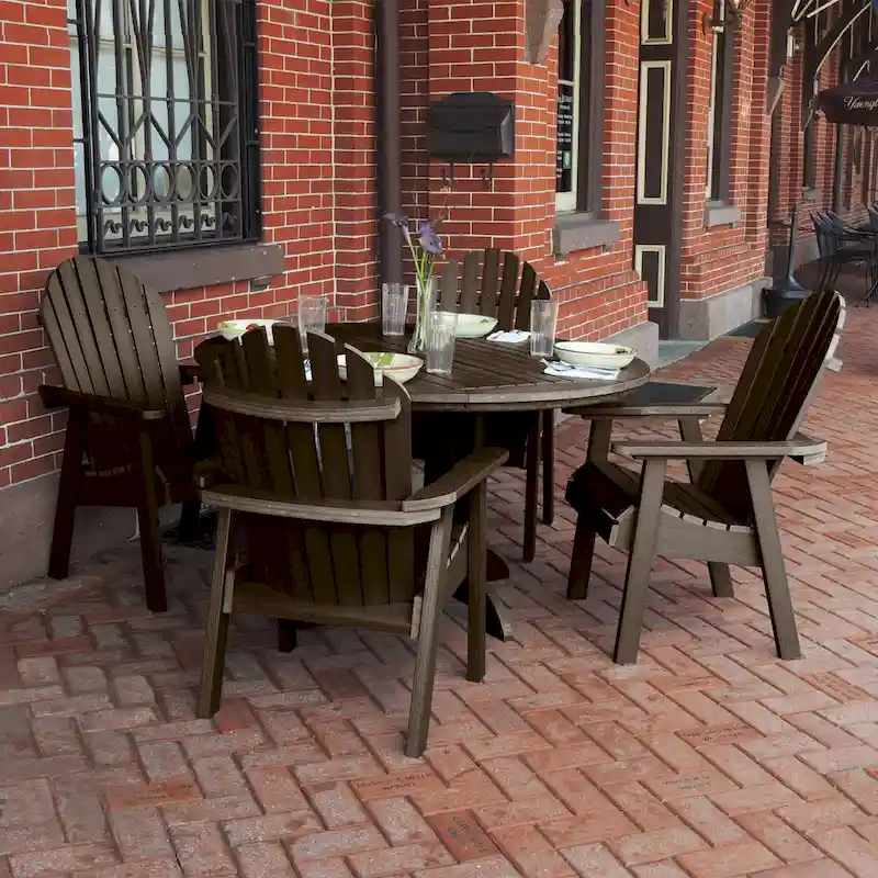 HIGHWOOD Commercial Muskoka 5-Piece Adirondack 48 Dining Set