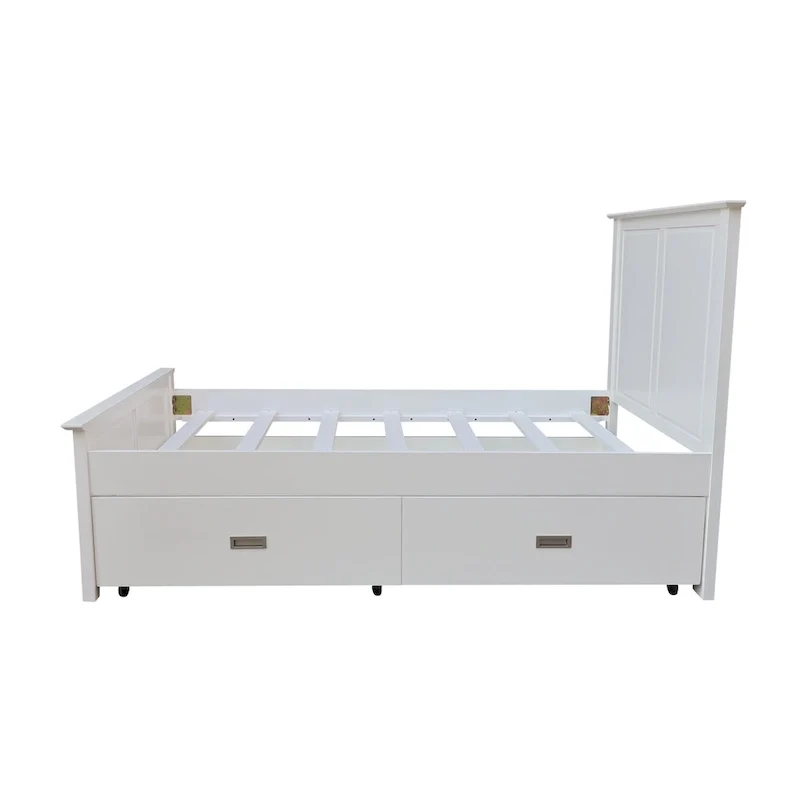 Solid Wood Twin Trundle Bed