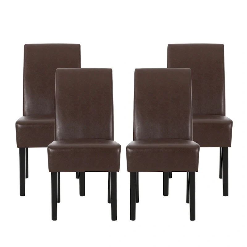 Pertica Patterned Upholstered Dining Chairs (Set of 4) by Christopher Knight Home