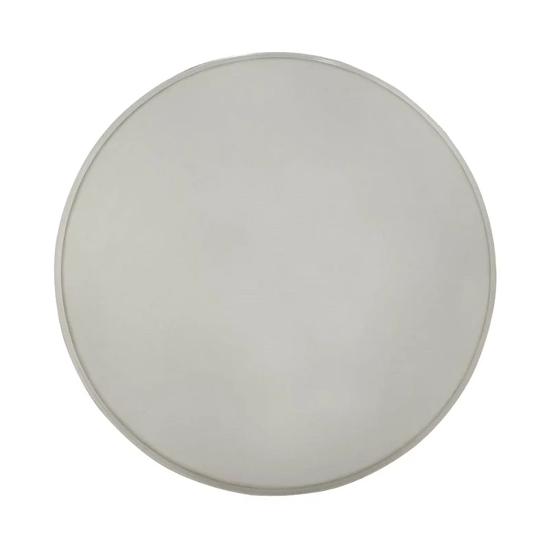 60Dia Round Dining Table with Wooden Legs in Bone White