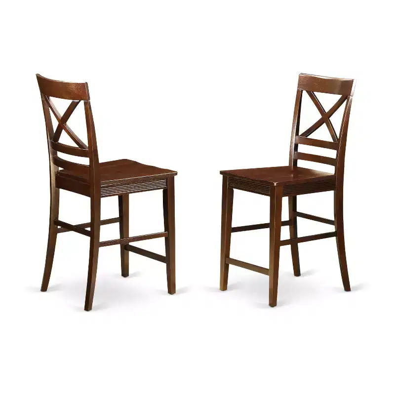 Rubber Wood Counter Height Dining Set Transitional Style 135